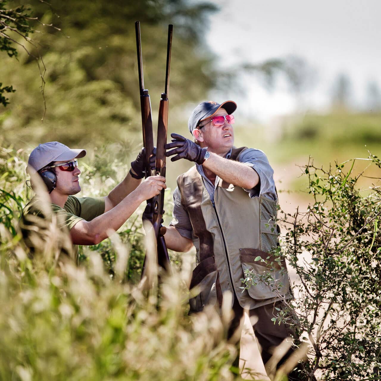 Exchanging guns